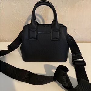 Aldo Black Structured Handbag with Strap